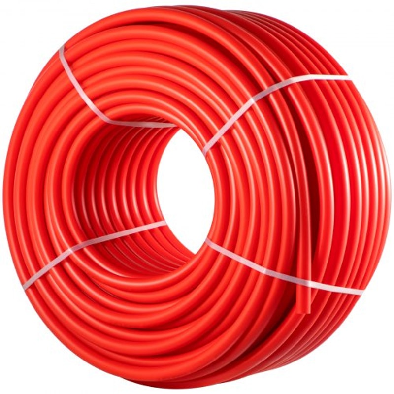 Non Oxygen Barrier Red PEX Pipe PEX Tubing Flexible PEX Water Line For Plumbing Radiant Heating RV 8
