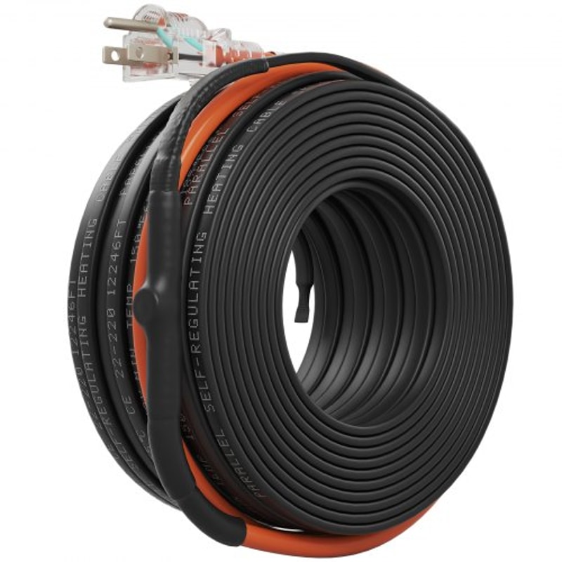 SelfRegulating Pipe Heating Cable Heat Tape Protects PVC Hose Metal And Plastic Pipe 8