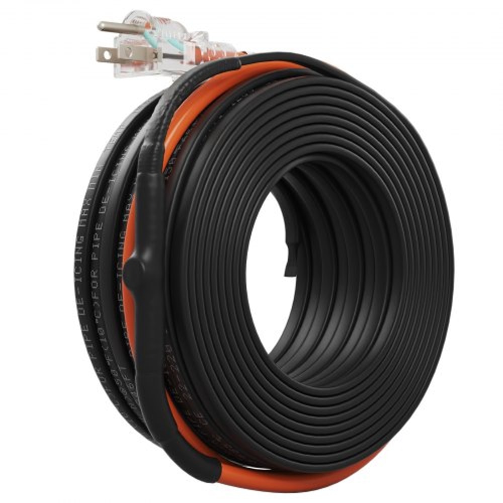 SelfRegulating Pipe Heating Cable Freeze Protection PVC Hose Metal Plastic Pipe Protector Builtin T 9