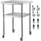 Stainless Steel Work Table With Adjustable Undershelf High Lb Load Capacity Heavy Duty Metal Prep S 0