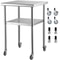 Stainless Steel Work Table With Adjustable Undershelf High Lb Load Capacity Heavy Duty Metal Prep S 0