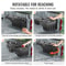 Lockable Lid Truck Bed Storage Box Black Waterproof ABS Wheel Well Tool Box Compatible 6