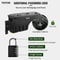 Lockable Truck Bed Storage Box, Waterproof ABS Wheel Well Tool Box with Password Padlock for Dodge Ram