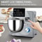 Electric Dough Mixer with Speeds & LCD Timer, Tilt-Head Food Mixer, Qt Stainless Steel Bowl, Dough Hook, Flat Beater