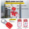 Lockout Tagout Safety Tools, Electrical Loto Kit with Padlocks, Lockout Station, Hasps & Tags for Industrial & Machinery