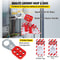Lockout Tagout Safety Tools, Electrical Loto Kit with Padlocks, Lockout Station, Hasps & Tags for Industrial & Machinery