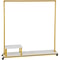 Heavy-Duty Clothing Garment Rack, Rolling Clothes Organizer w/Bottom & Side Shelf, Swivel Casters, Sturdy Steel Frame