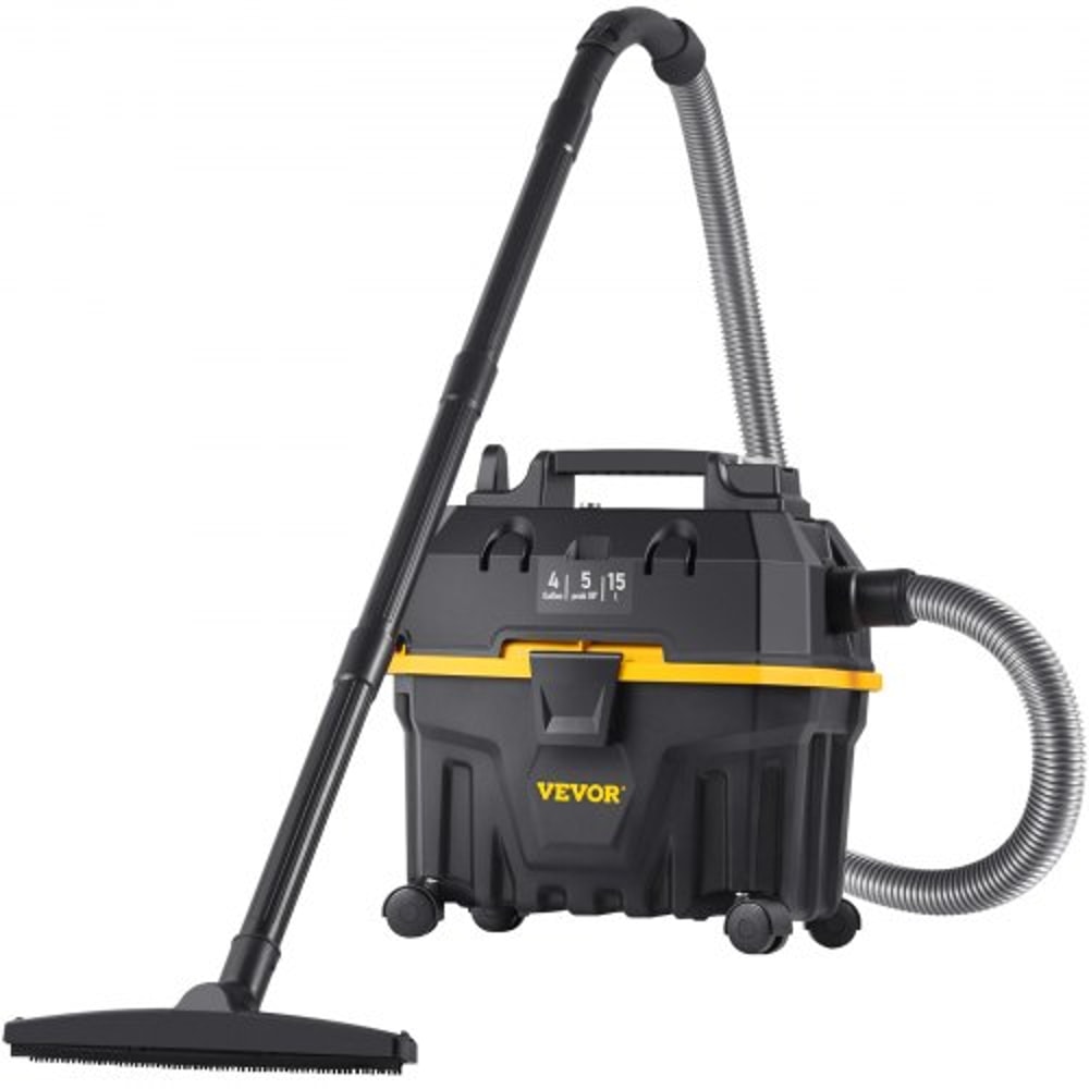 Wet Dry Vac Gallon, Peak HP, Shop Vacuum with Blowing Function & Portable Attachments, Clean Floor, Upholstery, Gap, Car