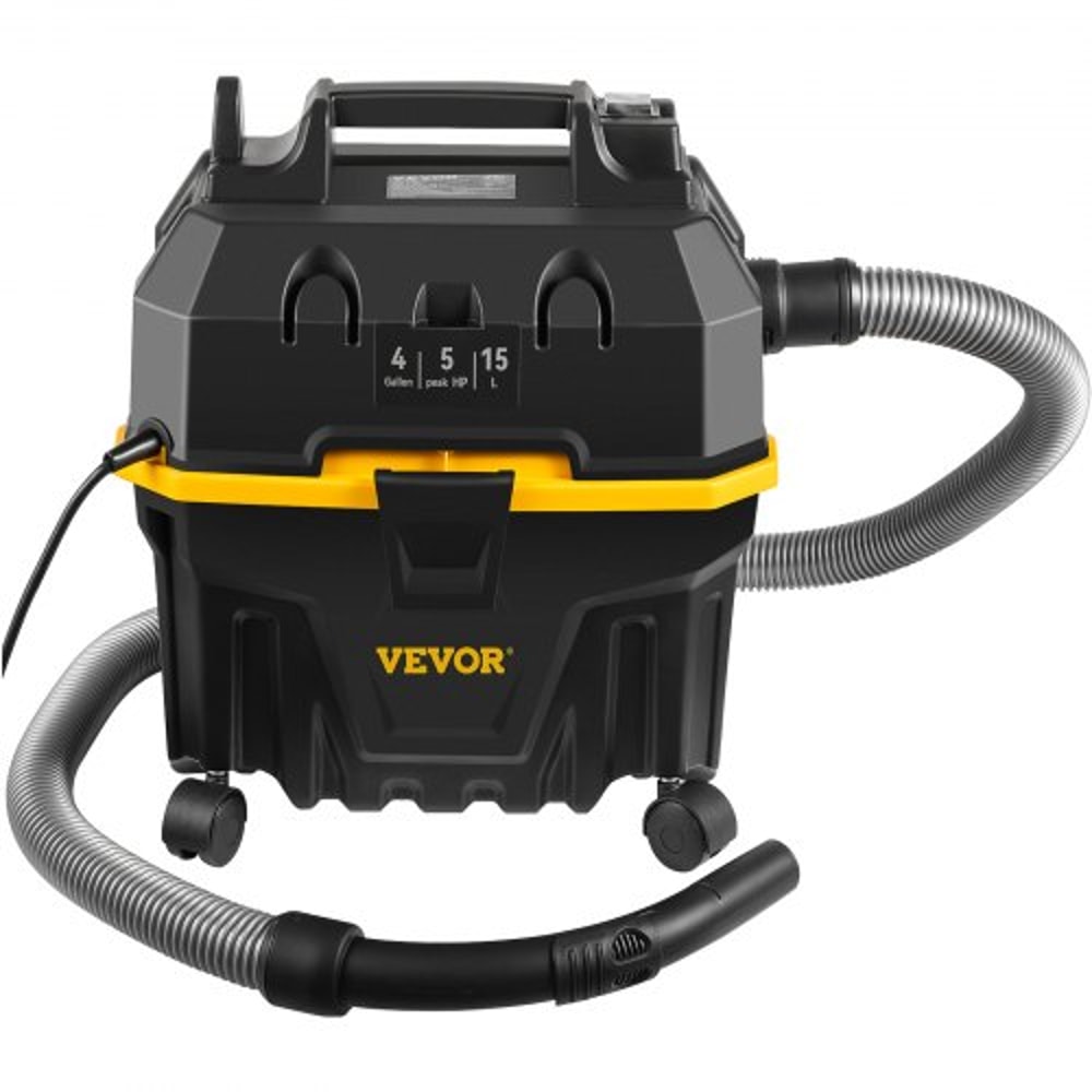 Wet Dry Vac Gallon, Peak HP, Shop Vacuum with Blowing Function & Portable Attachments, Clean Floor, Upholstery, Gap, Car