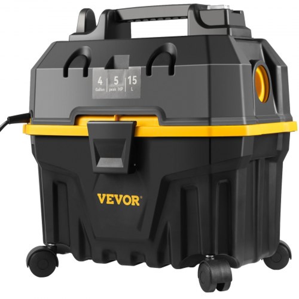 Wet Dry Vac Gallon, Peak HP, Shop Vacuum with Blowing Function & Portable Attachments, Clean Floor, Upholstery, Gap, Car