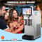 Commercial Slushy Machine Single Bowl, Stainless Steel Margarita Smoothie Frozen Drink Maker with Cool & Freeze Modes