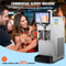 Commercial Slushy Machine Single Bowl, Stainless Steel Margarita Smoothie Frozen Drink Maker with Cool & Freeze Modes