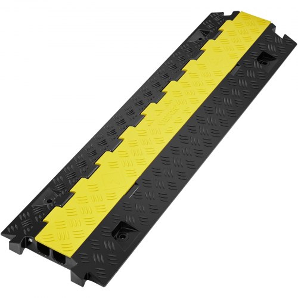 Heavy-Duty Channel Cable Protector Ramp Load TPU Wire Cable Cover Ramp, Durable Cord & Hose Management