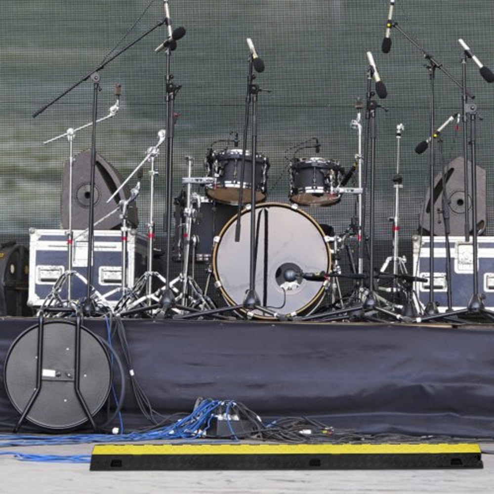 Heavy-Duty Channel Cable Protector Ramp Load TPU Wire Cable Cover Ramp, Durable Cord & Hose Management