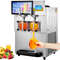 Commercial Slushy Machine, Double Bowl Margarita Machine, Stainless Steel Smoothie & Frozen Drink Maker for Parties