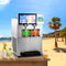 Commercial Slushy Machine, Double Bowl Margarita Machine, Stainless Steel Smoothie & Frozen Drink Maker for Parties