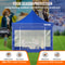 Pop Up Canopy Tent Outdoor Patio Gazebo Tent with Removable Sidewalls & Wheeled Bag, UV Resistant Waterproof Instant