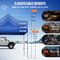Pop Up Canopy Tent Outdoor Patio Gazebo Tent with Removable Sidewalls & Wheeled Bag, UV Resistant Waterproof Instant