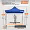 Pop Up Canopy Tent Outdoor Patio Gazebo Tent with Removable Sidewalls & Wheeled Bag, UV Resistant Waterproof Instant