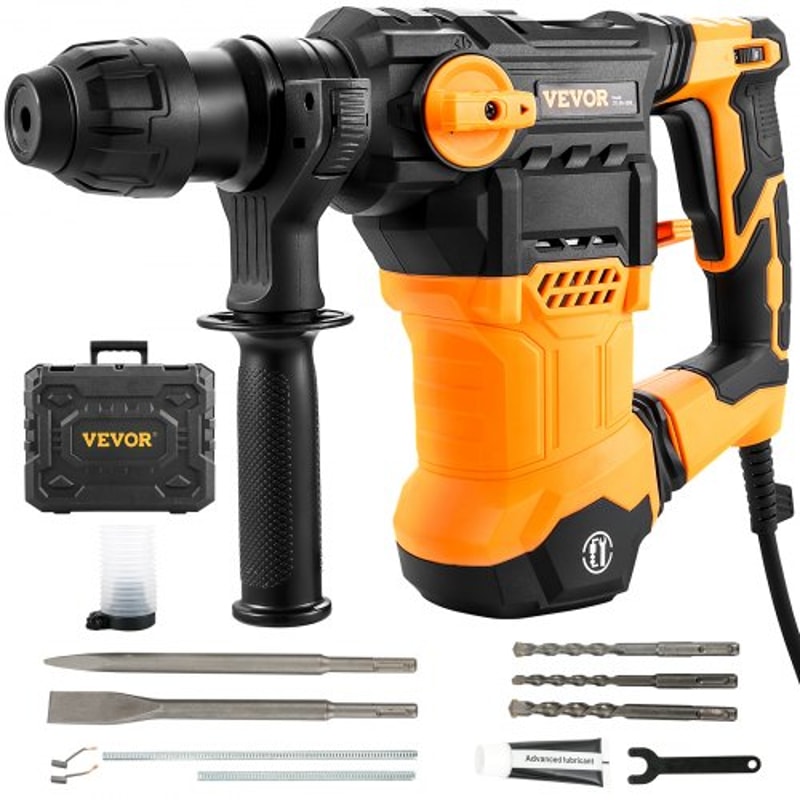 Rotary Hammer Drill Corded Drills, SDS-Plus Modes Chipping Hammers, Professional Heavy-Duty Electric Drill