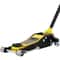 Low Profile Aluminum & Steel Racing Floor Jack, Dual Pistons Quick Lift Pump, Lifting Range