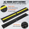 Cable Protector Ramp Channel Rubber Speed Bumps High Lbs Axle Capacity Floor Cord Cable Protector 2