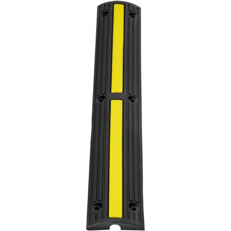 Cable Protector Ramp Channel Rubber Speed Bumps High Lbs Axle Capacity Floor Cord Cable Protector 9