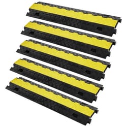 cable protector ramp channel hose protector with flip-open top for outdoor indoor use