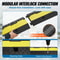 Durable Rubber Cable Ramp Dual Channel Design High Lbs Load Capacity Hose And Wire Protection With 4