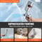 Professional HVLP Air Spray Gun Kit Gravity Feed Sprayer Aluminum Cup With Air Regulator Touch Up P 1