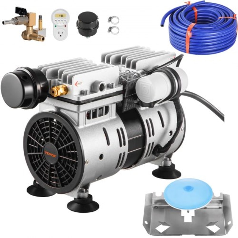 Pond Aeration Kit HP Compressor Tubing Diffuser For Deep Water Oxygen 0