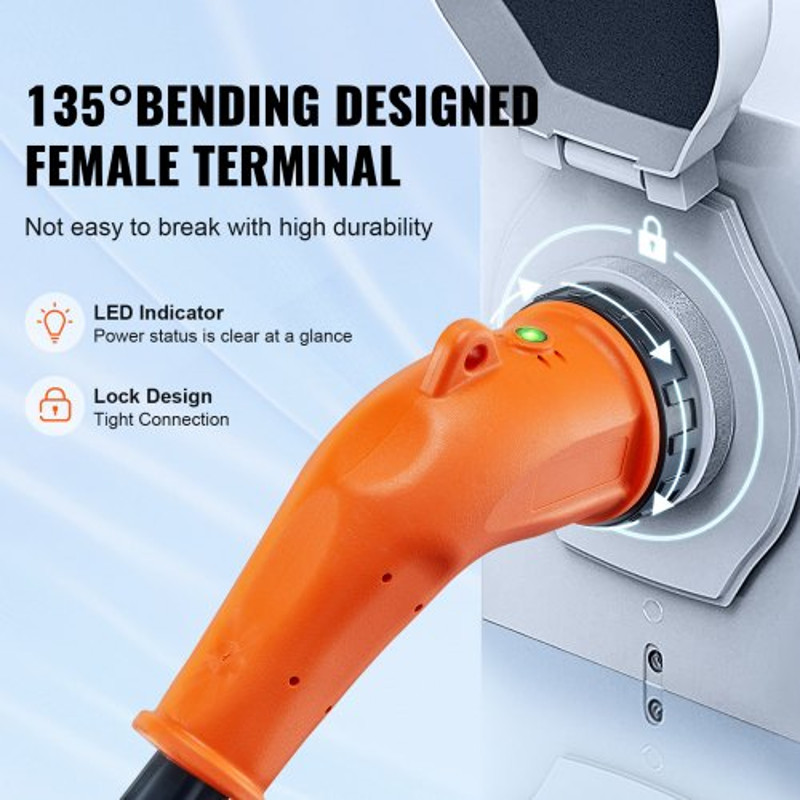 Heavy Duty RV Power Cod Amp NEMA Male Plug With LED Indicator Handle Adapter For Generators Campers 3