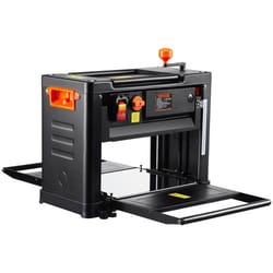 benchtop planer dual speed three-blade amp motor with extended input table