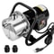 Portable Stainless Steel Garden Jet Pump Shallow Well Pump GPH Height Max Pressure Sprinkle Booster 0