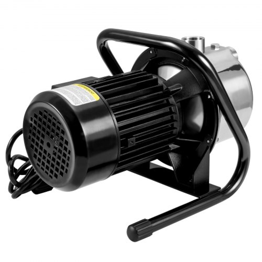 Portable Stainless Steel Garden Jet Pump Shallow Well Pump GPH Height Max Pressure Sprinkle Booster 7
