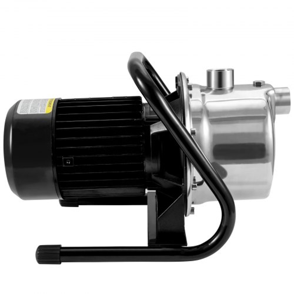 Portable Stainless Steel Garden Jet Pump Shallow Well Pump GPH Height Max Pressure Sprinkle Booster 8
