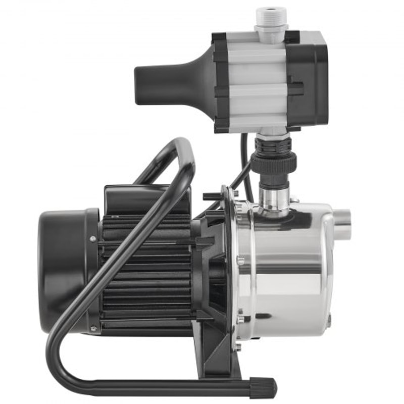 Portable Stainless Steel Jet Pump Shallow Well Pump GPH Head With Automatic Controller For Lawn Irr 9