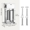 Electric Sausage Stuffer Vertical Stainless Steel Machine With Foot Pedal Stepless Speed Control St 7