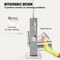 Vertical Manual Sausage Stuffer Stainless Steel Sausage Filling Machine With Tubes Suction Base 6