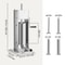 Vertical Manual Sausage Stuffer Stainless Steel Sausage Filling Machine With Tubes Suction Base 7