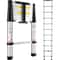 Portable Telescoping Ladder Multipurpose Aluminum Extension Ladder Nonslip Feet High LBS Capacity 0