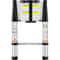 Portable Telescoping Ladder Multipurpose Aluminum Extension Ladder Nonslip Feet High LBS Capacity 9