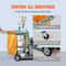 Plastic Housekeeping Cart Shelf Commercial Janitorial Cart With PVC Bag High Lbs Capacity 4