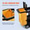 Plastic Housekeeping Cart Shelf Commercial Janitorial Cart High Lbs Capacity PVC Bag With Cover 2