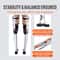 Adjustable Aluminum Tool Stilts For Drywall Painting Taping With Protective Knee Pads Silver Nonsli 3