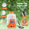 Battery Powered Backpack Sprayer PSI Adjustable Pressure Nozzles Battery 2
