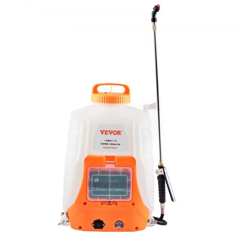 Battery Powered Backpack Sprayer PSI Adjustable Pressure Nozzles Battery 7