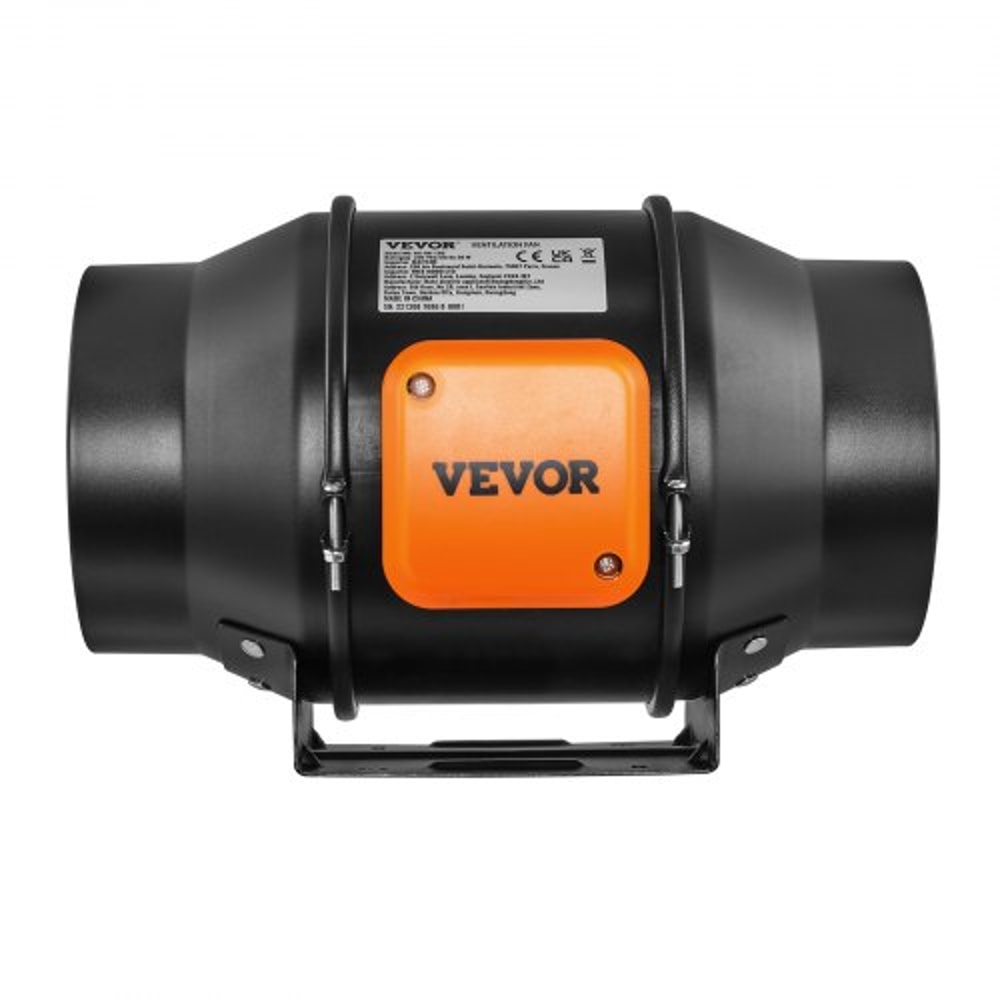 Inline Duct Fan CFM With Temperature Humidity Control Quiet ECmotor Exhaust Fan For Cooling Grow Te 7