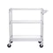 Metal Rolling Cart With Tiers High LBS Capacity Steel Service Cart On Wheels Adjustable Shelves Wit 6