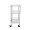 Metal Rolling Cart With Tiers High LBS Capacity Steel Service Cart On Wheels Adjustable Shelves Wit 7